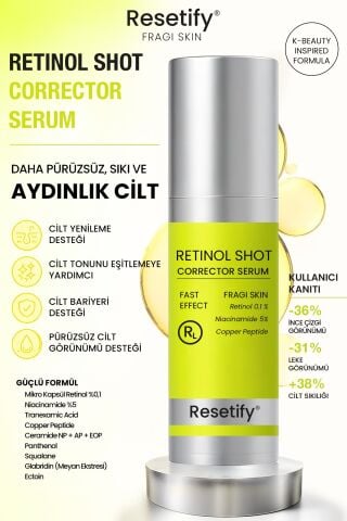 RESETIFY Retinol Shot Corrector Serum 30 ML
