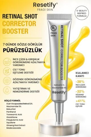 RESETIFY Retinal (%0,1) Shot Corrector Booster Krem 20 ML