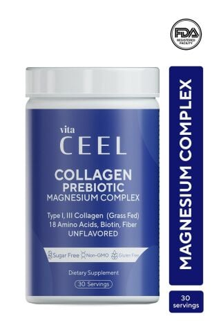 Vitaceel Magnezyum Complex Ve Collagen Tip 1, 3 Içeren Bisglisinat, Malat, Sitrat, B6