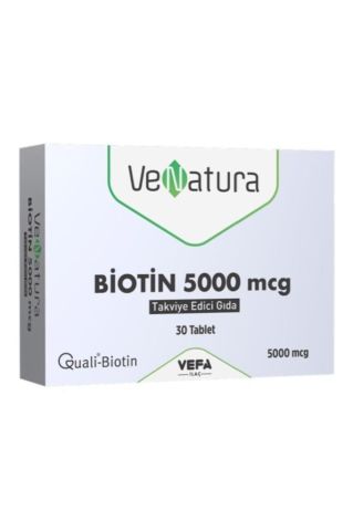 Venatura Biotin 5000 mcg 30 Tablet
