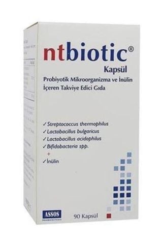 Ntbiotic Probiyotik+Prebiyotik 90 Kapsül