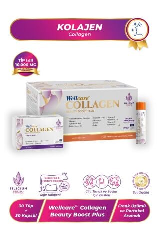 Wellcare Collagen Beauty Boost 30 Kapsül Frenk  Üzümü