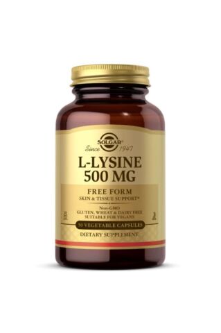 Solgar L-Lysine 500 mg 50 Kapsül