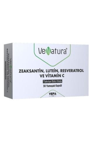 Venatura Zeaksantin Lutein Resveratrol Vitamin C 30 Kapsül