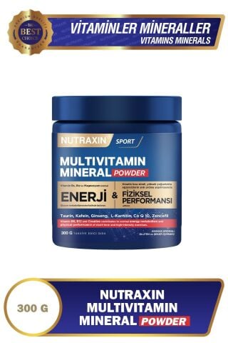Nutraxin Multivitamin Mineral Powder 300 Gr