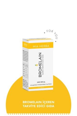Mia Herba Bromelain 60 Kapsül