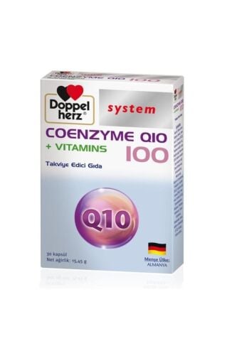 Doppelherz Coenzyme Q10 100 mg + Vitamins 30 Kapsül