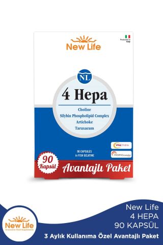 New Life 4 Hepa 90 Yumuşak Kapsül