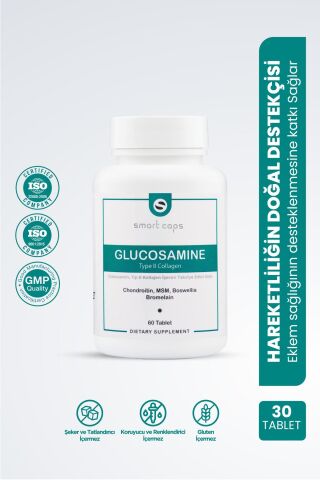 Smartcaps Glukozamin Tip Iı Kolajen 60 Tablet