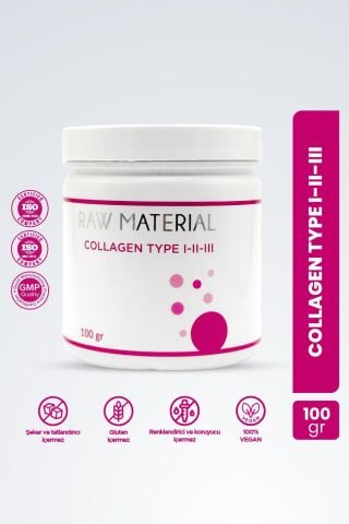 RAW Material Collagen (TYPE I-II-III) 100 gr