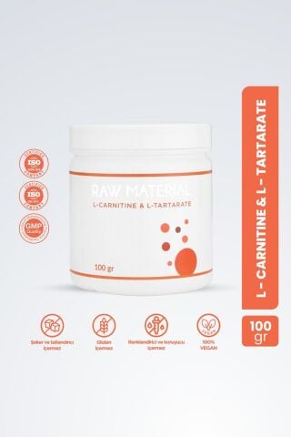 RAW Material L-carnitine & L-tartarate 100 gr