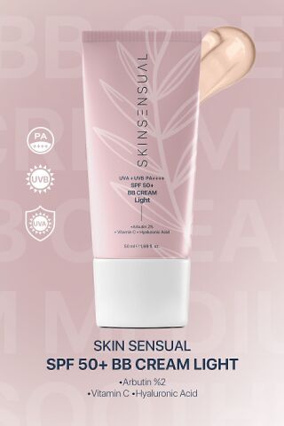 SKİNSENSUAL BB Krem Light| 50 Spf  Leke Oluşumunu Önlemeye Yardımcı, Aydınlık ve Canlılık