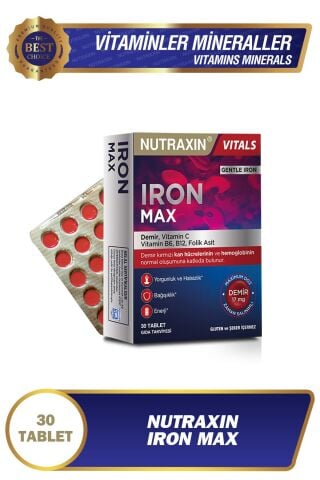 Nutraxin Iron Max 30 Tablet