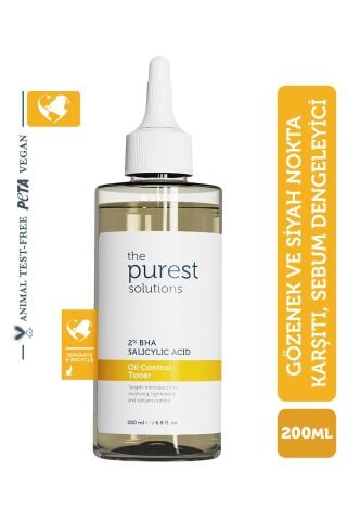 The Purest Solutions Yağlı Ve Karma Cilt  Salisilik Asit Tonik 200 Ml - TPS208