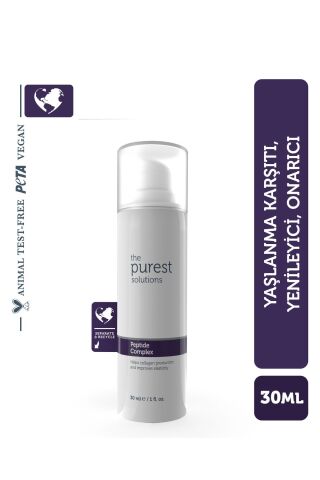 The Purest Solutions Cilt Yenileyici Ve Yaşlanma Karşıtı, Onarıcı Peptit Cilt Bakım Serumu 30 ml