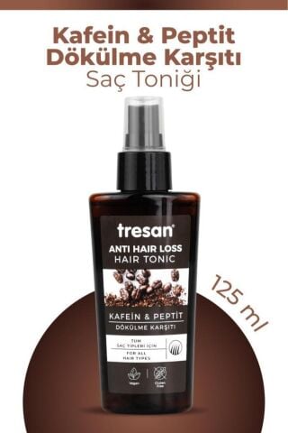 TRESAN Kafein Peptit Dökülme Karşıtı Vegan Saç Toniği 125 ml