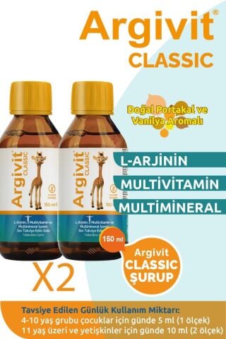 Argivit Classic 150 ml Şurup 2 Adet