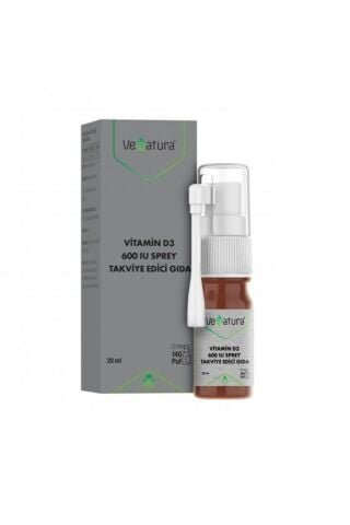 Venatura Vitamin D3 600 IU Sprey 20 Ml