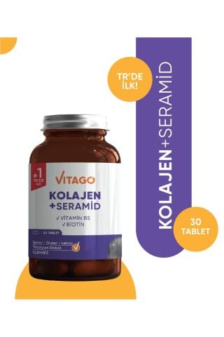 VİTAGO Premium Hidrolize Kolajen 30 Tablet