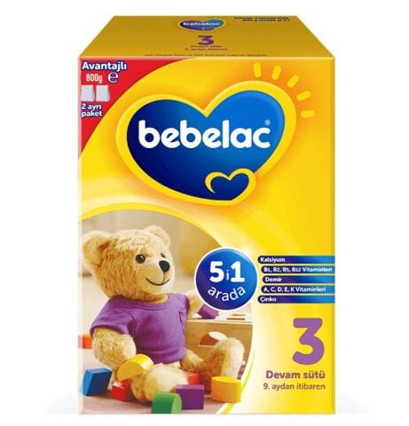 Bebelac 3 800 Gr Bebek Devam Sütü