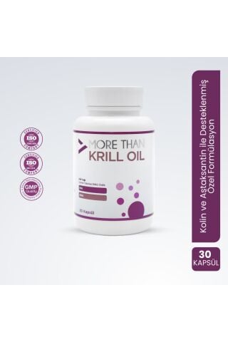 MORE THAN Krill Oil 30 Kapsül