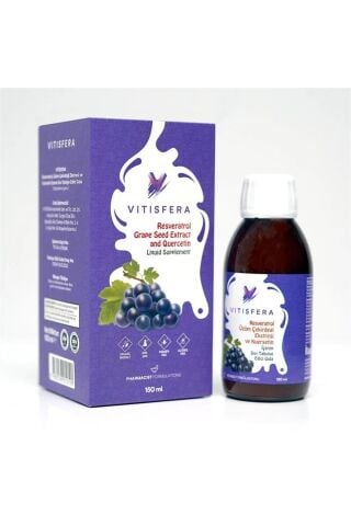 Vitisfera Resveratrol Şurup Orman Meyveleri Aromalı 150 Ml