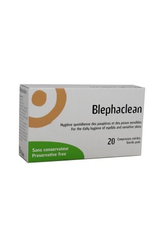 THEALOZ Blephaclean 20 Adet Göz Makyaj Temizleme Mendili