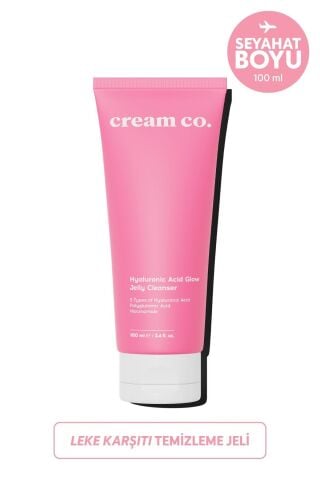 Cream Co. Leke Karşıtı Nemlendirici Yüz Temizleme Jeli Niacinamide Hyalüronik Asit | 100 ML