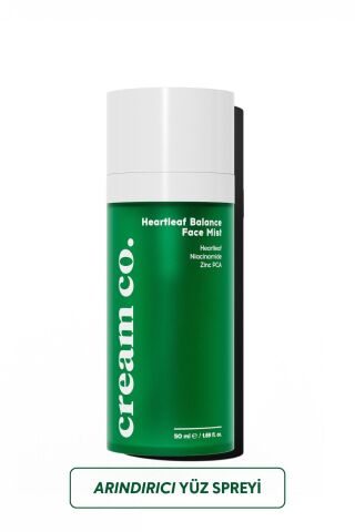 Cream Co. Gözenek Sıkılaştırıcı Ferahlatıcı Yüz Spreyi | Heartleaf Face Mist | Niacinamide