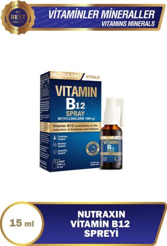 Nutraxin Vitamin B12 Sprey 15 ML