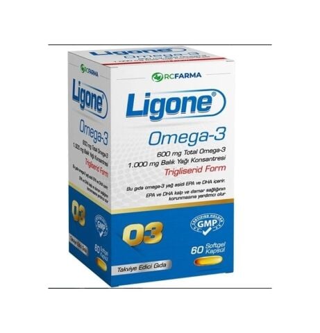 Ligone Omega 3 600 Mg 60 Yumuşak Kapsül