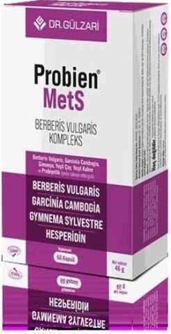 Probien Mets Berberis 60 Kapsül