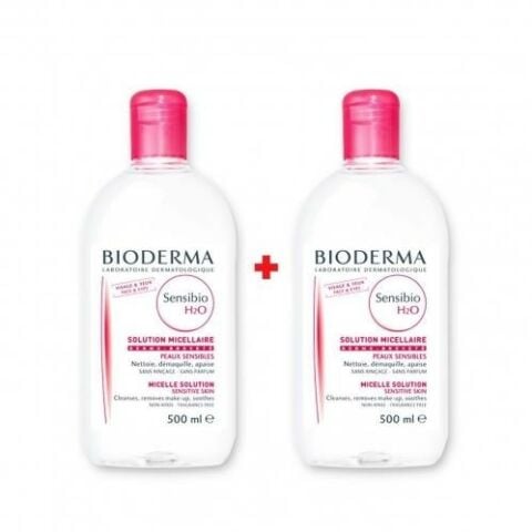 Bioderma Sensibio H2O 500 ml 2'li Paket Misel Solüsyon