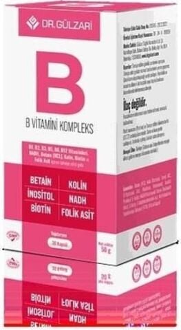 Dr. Gulzarı B Komplex 30 Kap