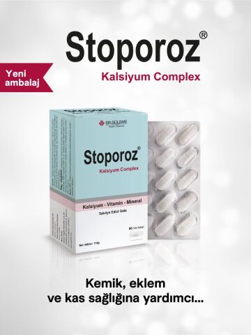Dr. Gülzari Stoporoz Kalsiyum Kompleks 60 Tablet